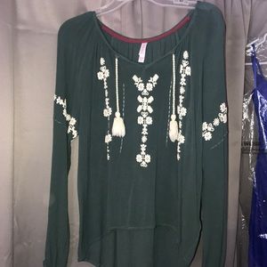 Green long sleeve